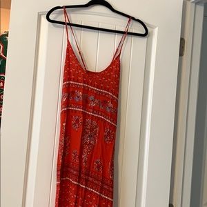 Cross-Cross Back Maxi Dress